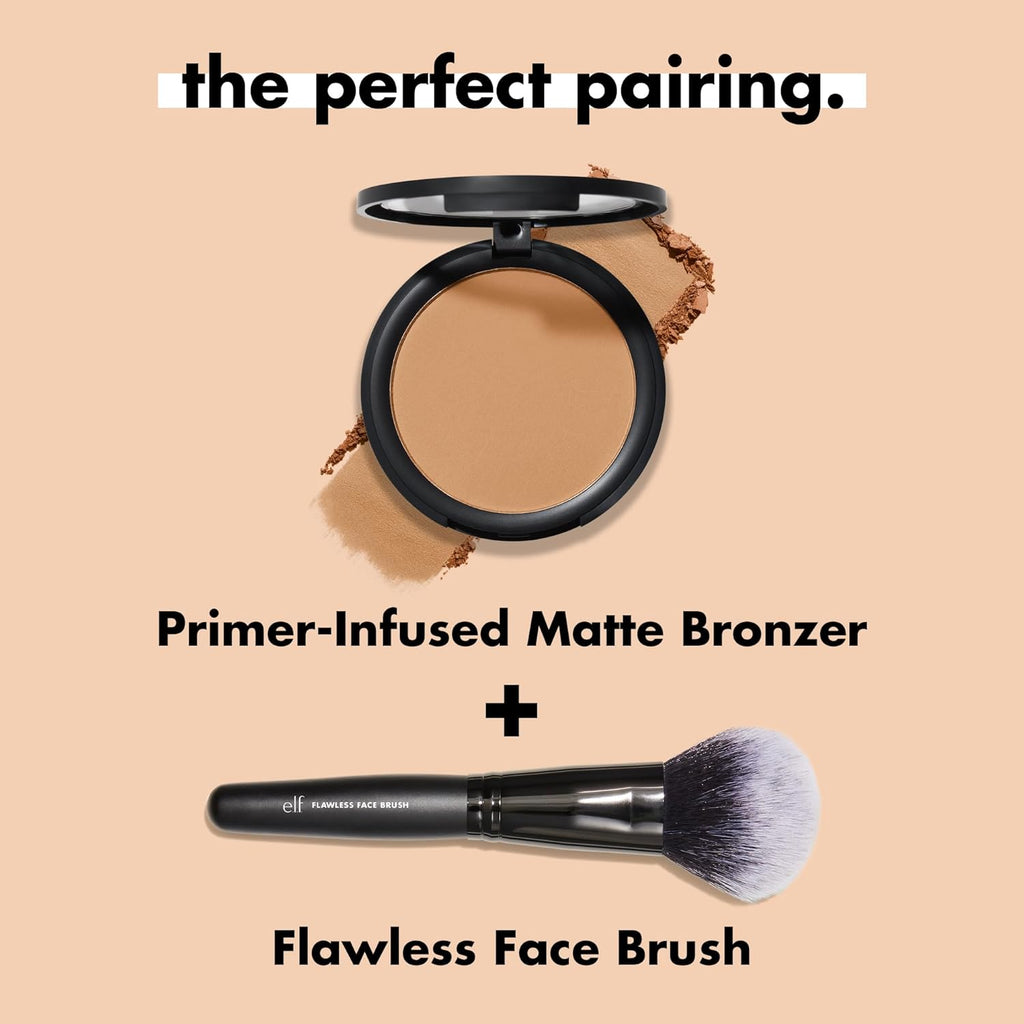 Primer-Infused Bronzer, Long-Wear, Matte, Bold, Lightweight, Blends Easily, Contours Cheeks, Forever Sun Kissed, All-Day Wear, 0.35 Oz