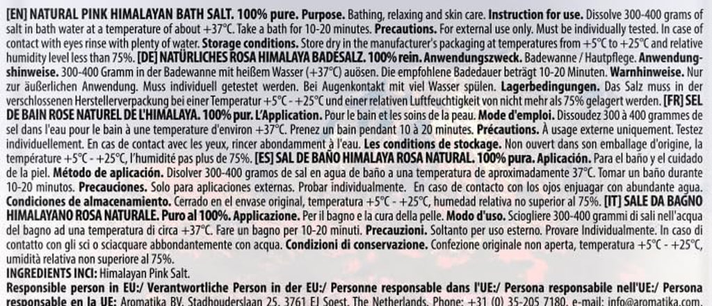 Himalayan Salt Pink Crystal Salt 46 Oz - 100% Pure & Natural - Himalayan Salt for Good Sleep - Stress Relief - Detox Cleanse