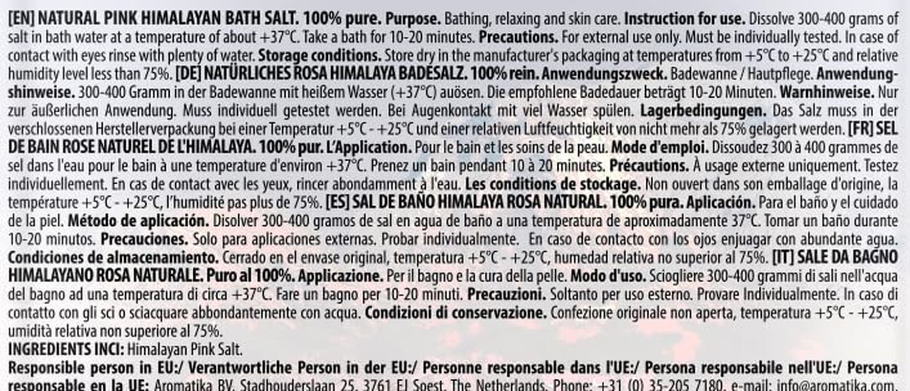 Himalayan Salt Pink Crystal Salt 46 Oz - 100% Pure & Natural - Himalayan Salt for Good Sleep - Stress Relief - Detox Cleanse