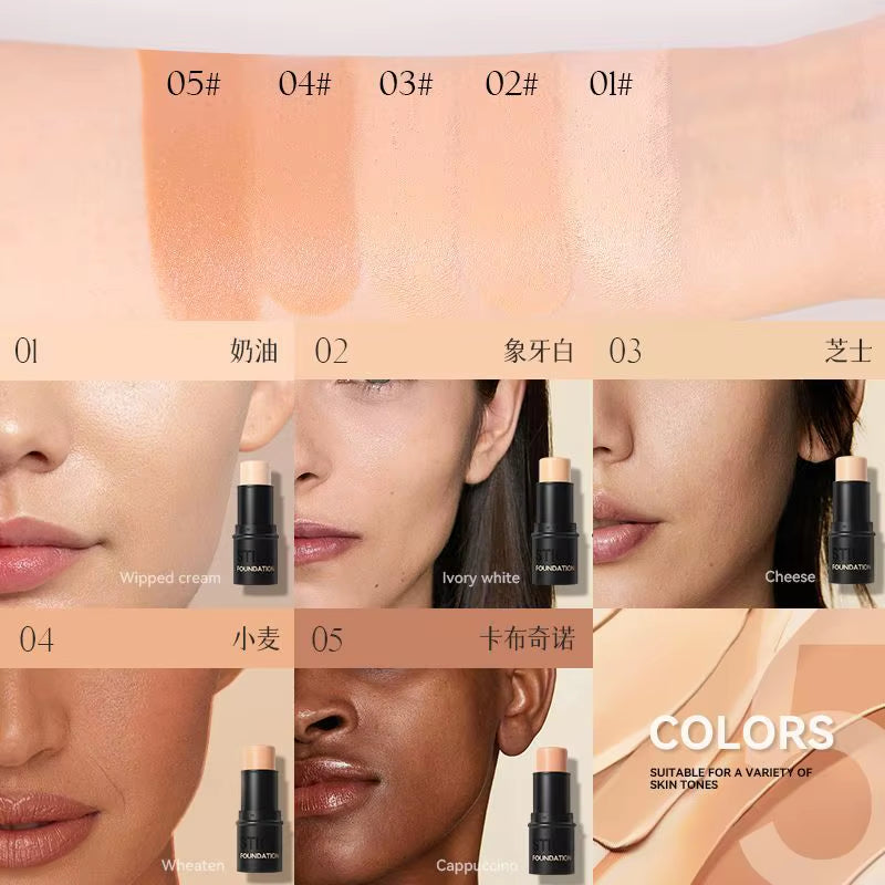 CoverBlend™ 5-Color Matte Concealer & Foundation Stick