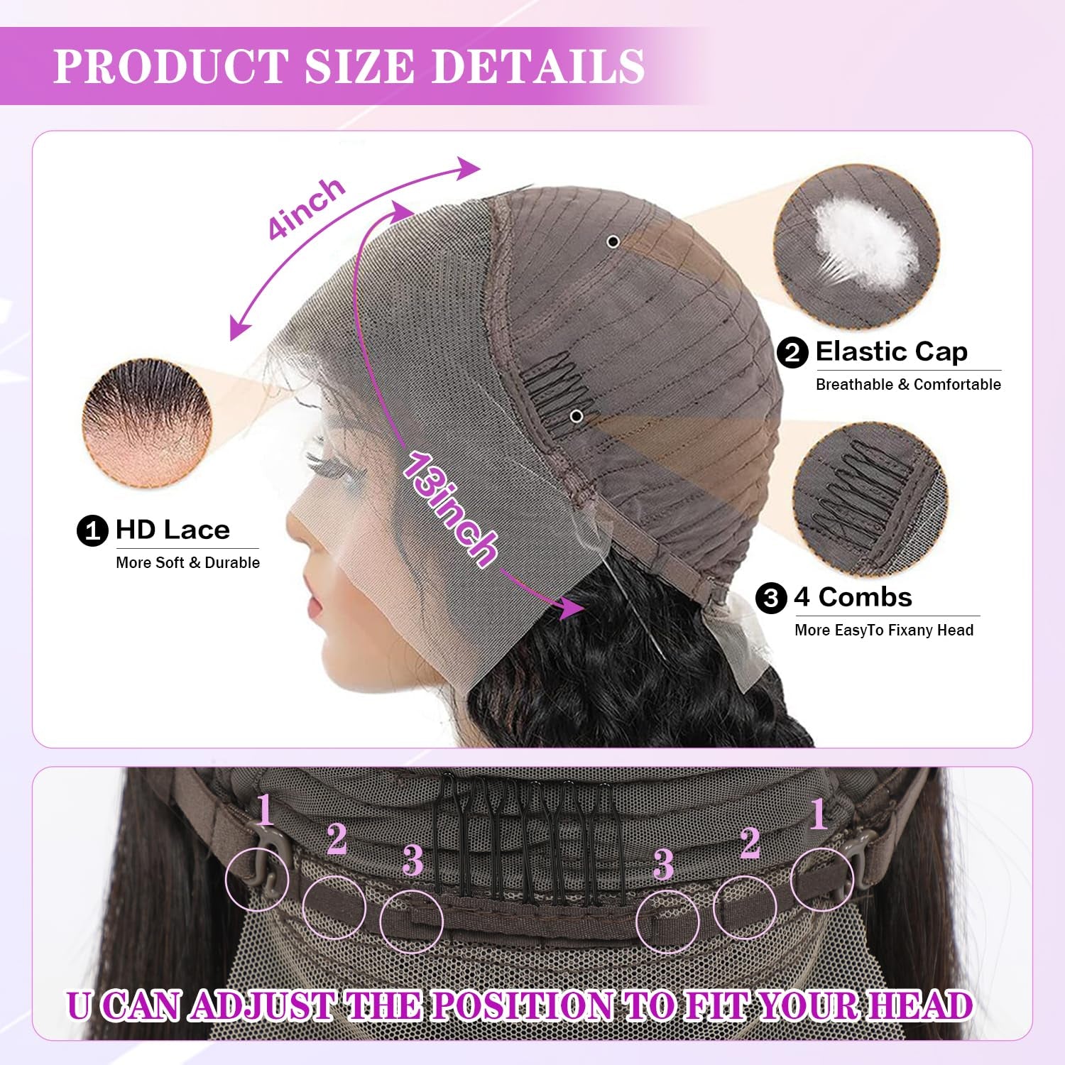 Ombre Lace Front Wig Human Hair Pre Plucked 1B/27 Highlight Lace Front Wig Human Hair with Baby 180 Density 13X4 Body Wave Colored Lace Front Wigs Human Hair Glueless Wigs 20 Inch