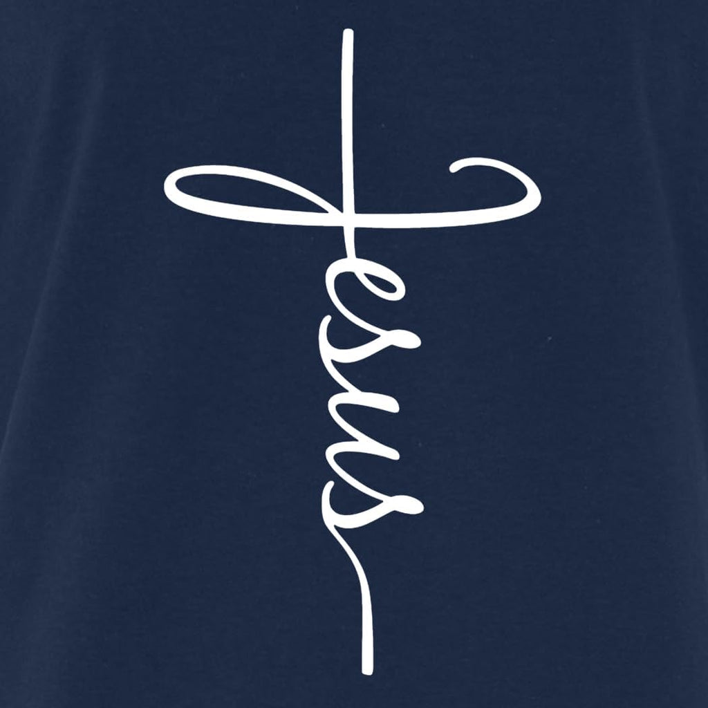 Jesus Cross Script T-Shirt