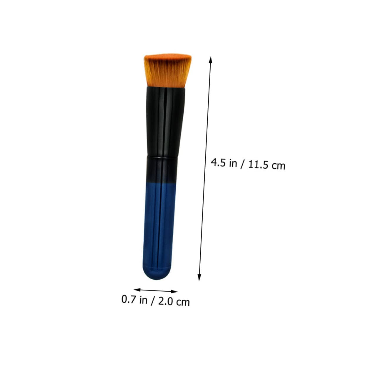 Angled Flat Foundation Brush High-Density Synthetic Hair Makeup Blending Brush for Women