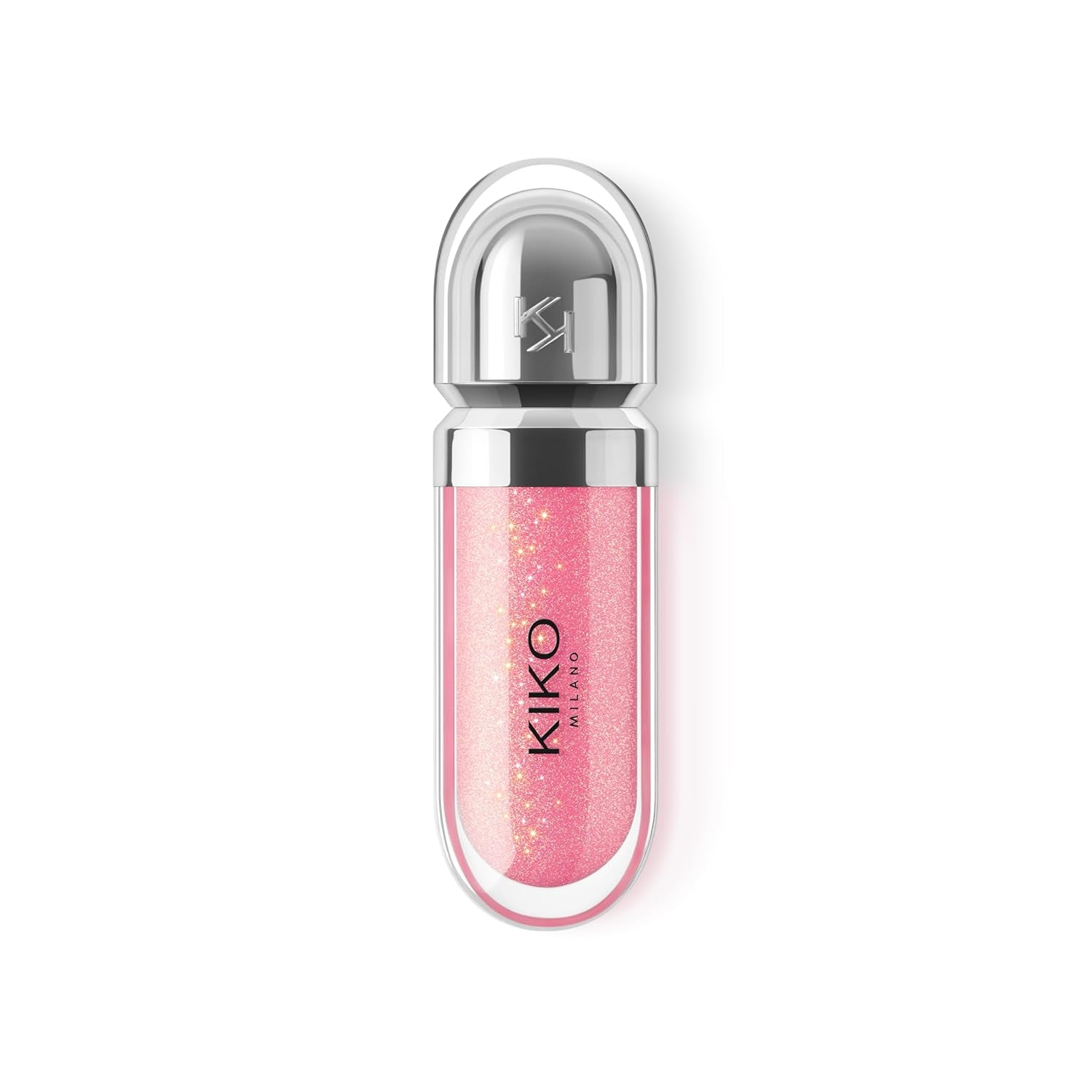 Kiko MILA - 3D Hydra Lip Gloss 26 Softening Lipgloss for a 3D Look | Sparkling Hibiscus Pink Color | n-Comedogenic | Professional Makeup | Made in Italy